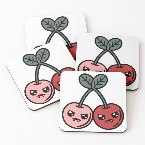 Item preview, Gothic Kawaii Cherries Clipart designed and sold by theartfulaspie.