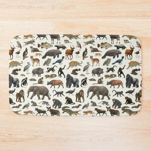 Item preview, Animals of the Congo Basin Retro Identification Chart designed and sold by kakarikihill.