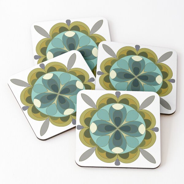 Item preview, Tesela III- Soft Symmetrical Geometric Pattern designed and sold by Pupy-Preppy-Pop.