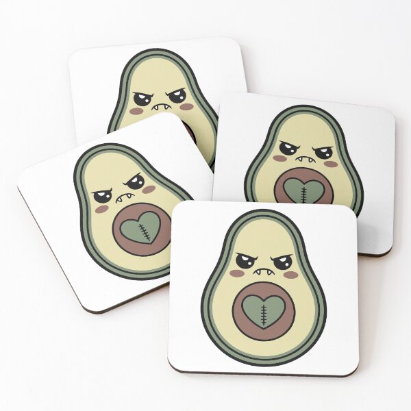 Item preview, Gothic Kawaii Avocado Clipart designed and sold by theartfulaspie.