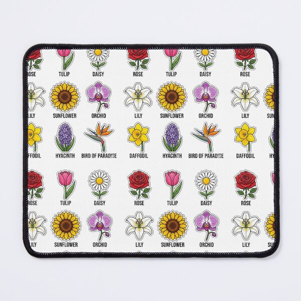 Item preview, Nine Types of Colorful Flowers designed and sold by Rhu Creations.