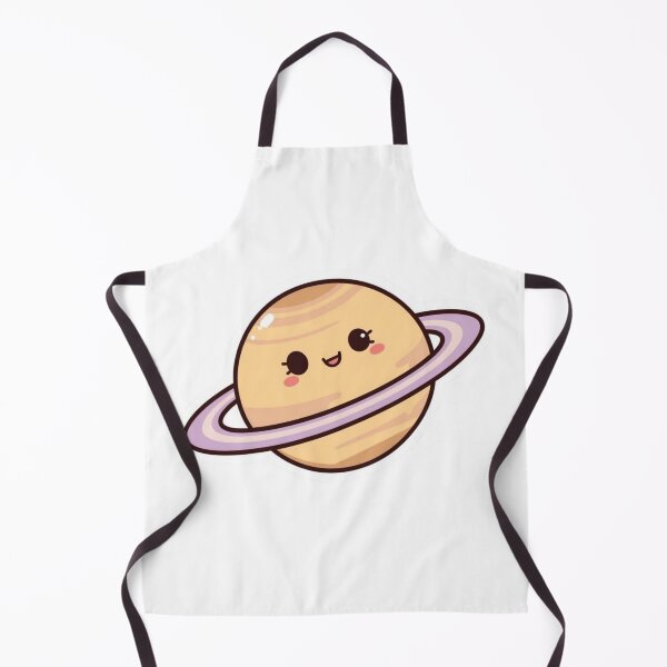 Item preview, Cute Kawaii Smiling Saturn Planet Space Sticker designed and sold by funnyshop222.