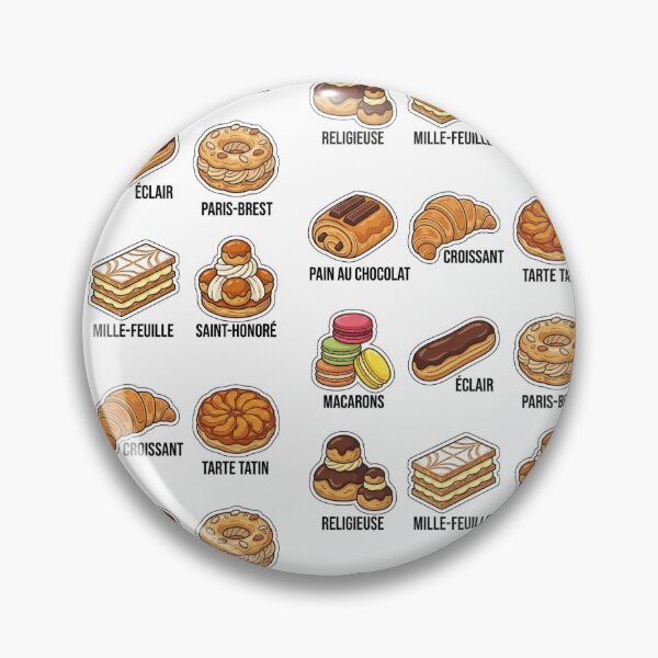 Item preview, Nine Types of French Pastries and Desserts designed and sold by Rhu Creations.