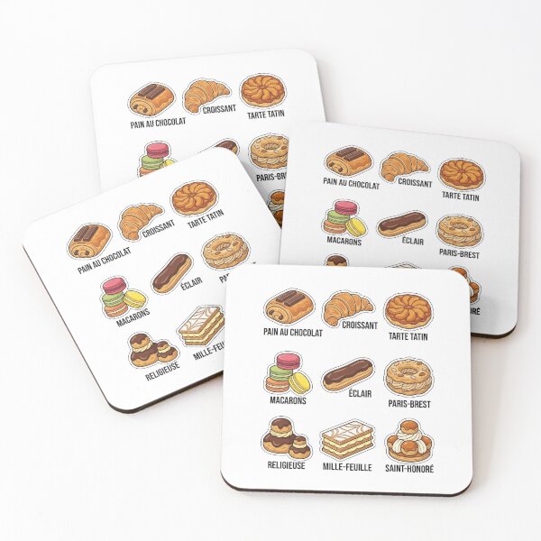 Item preview, Nine Types of French Pastries and Desserts designed and sold by Rhu Creations.
