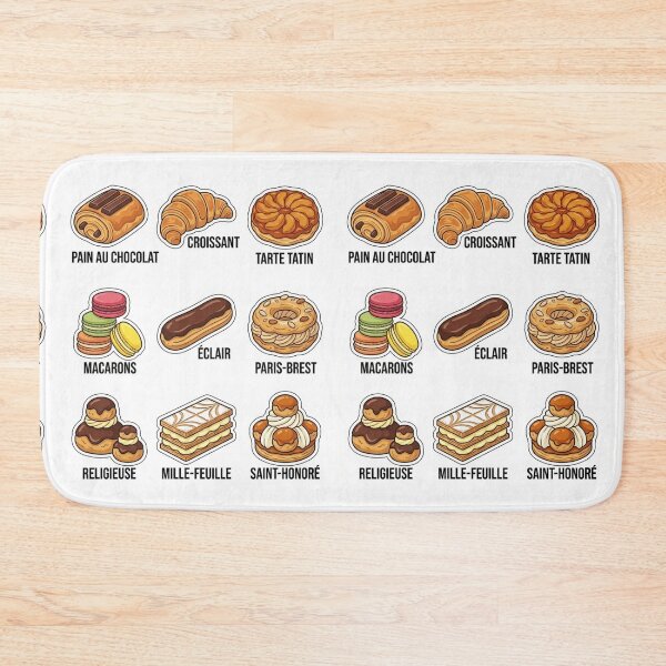 Item preview, Nine Types of French Pastries and Desserts designed and sold by Rhu Creations.