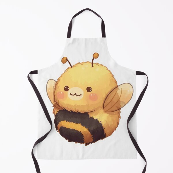 Item preview, Chubby Kawaii Bumblebee Holding Sunflower Sticker designed and sold by MirelaSorescu.