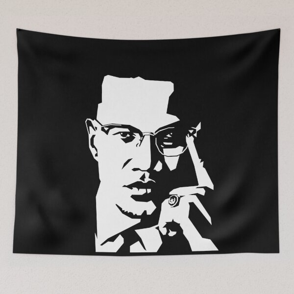 Item preview, Malcolm X in Black designed and sold by Wahyu Aji Sadewa.