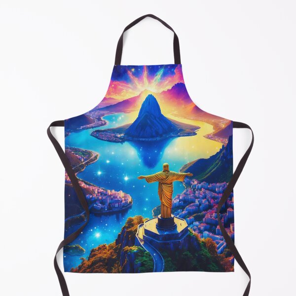 Item preview, Cristo Redentor Rio - Psychedelic Artwork designed and sold by Lucid Dream Pixel.