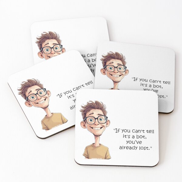 Item preview, "If you can't tell it's a bot, you’ve already lost." - Callum @ spunkyZeST designed and sold by spunkyZeST.