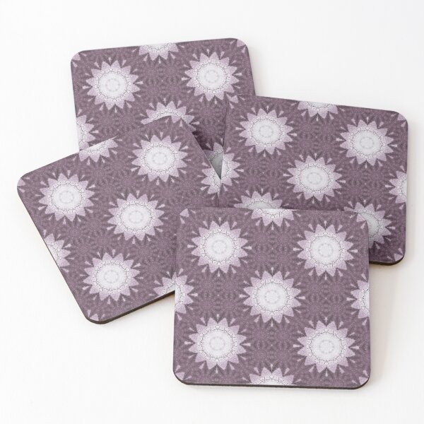 Item preview, Decorative Boho Sun Mandala Pattern in Burgundy designed and sold by Artistestella.