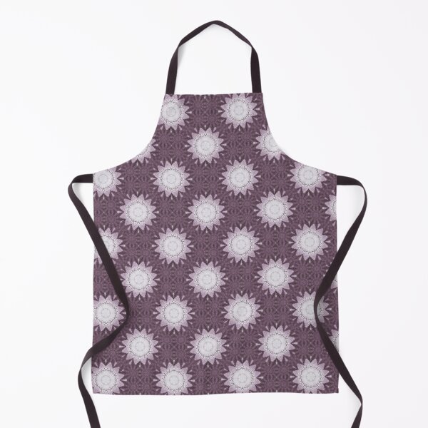 Item preview, Decorative Boho Sun Mandala Pattern in Burgundy designed and sold by Artistestella.