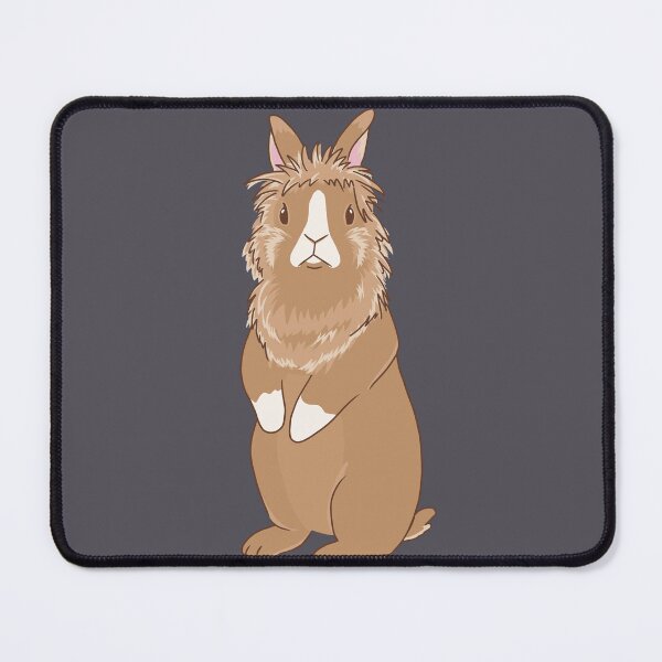 Item preview, Lionhead Rabbit Standing Rabbit Illustration designed and sold by tayaan.