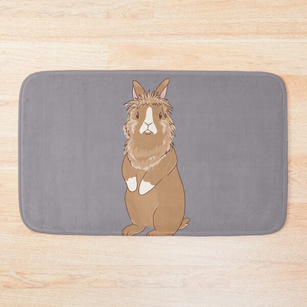 Item preview, Lionhead Rabbit Standing Rabbit Illustration designed and sold by tayaan.