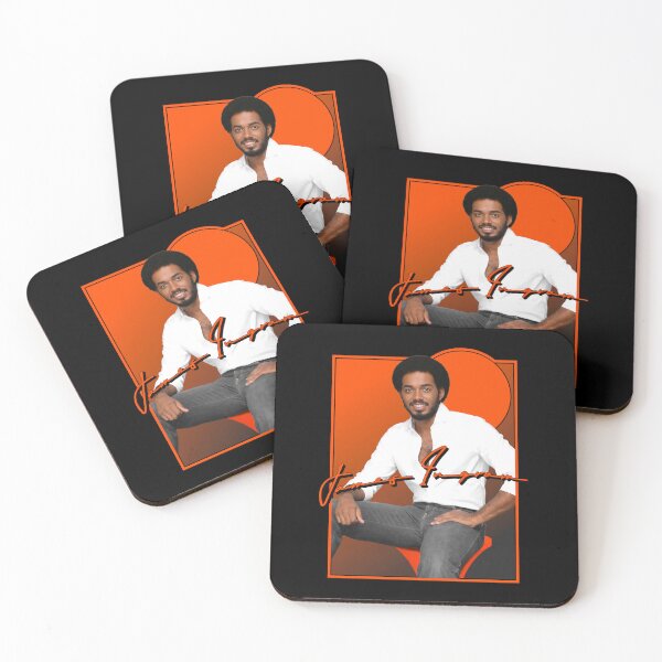 Item preview, James Ingram - Retro Singer Songwriter 70s Music Fan Art designed and sold by darklordpug.