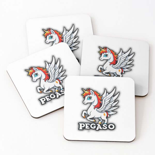 Item preview, Lindo caballo unicornio con escritura PEGASO designed and sold by Giulivo Store Graphic.