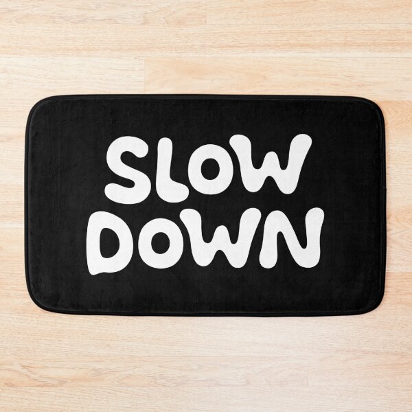 Item preview, Slow Down – Minimalist Mindfulness Typography Quote designed and sold by souloff.