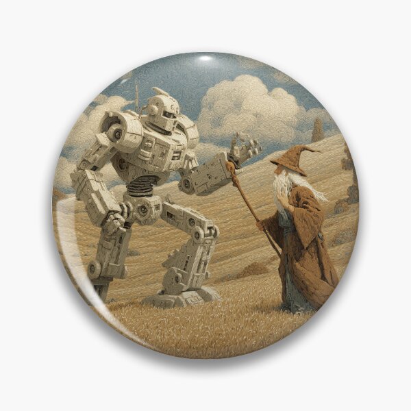 Item preview, Mech vs Wizard – Fantasy SciFi Battle designed and sold by TechDreamscapes.