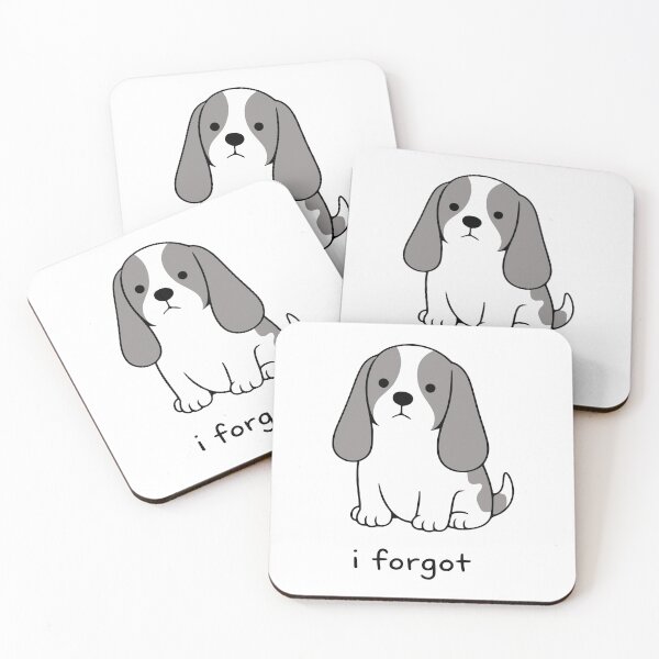 Item preview, I Forgot Basset Hound Cute Dog designed and sold by WickerHollow.