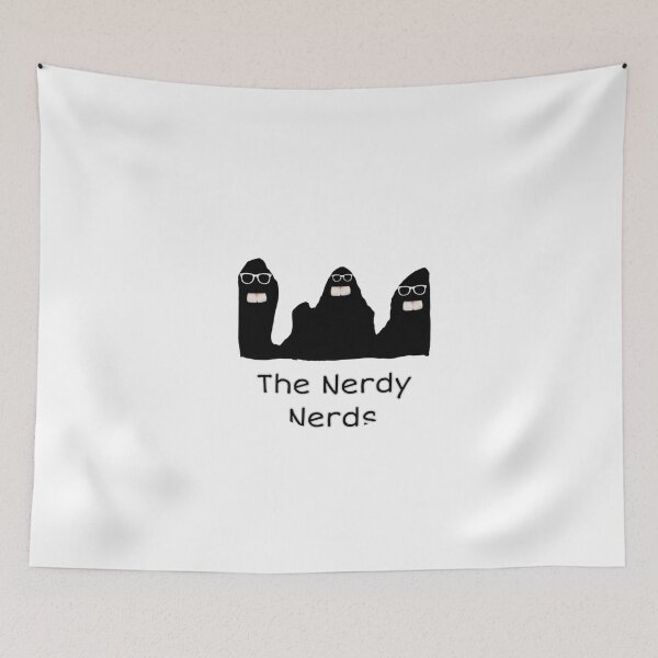 Aperçu de l'œuvre Le logo classique des Nerds Nerdy créée et vendue par TheNerdyNerds.