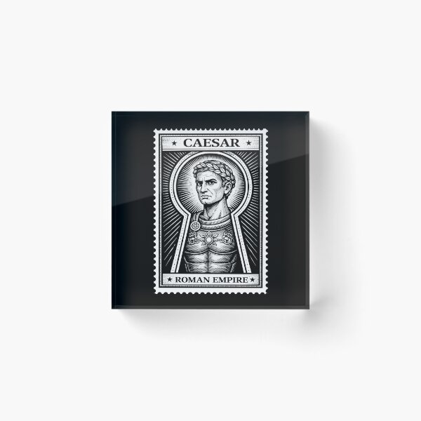 Item preview, Caesar – Roman Empire Engraved Keyhole Stamp designed and sold by TheMarketplaceworld.