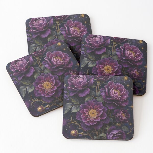 Item preview, Dark Night Florals designed and sold by Mary Spencer.