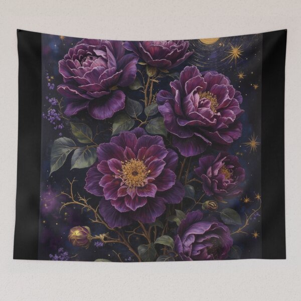 Item preview, Dark Night Florals designed and sold by Mary Spencer.