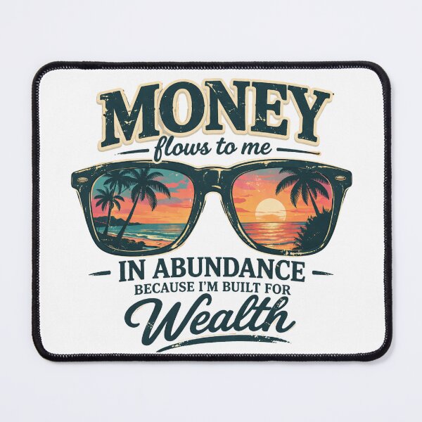 Item preview, Money Flows to Me – Vintage Tropical Sunglasses Sunset Aesthetic Design designed and sold by Wear Sculpt.