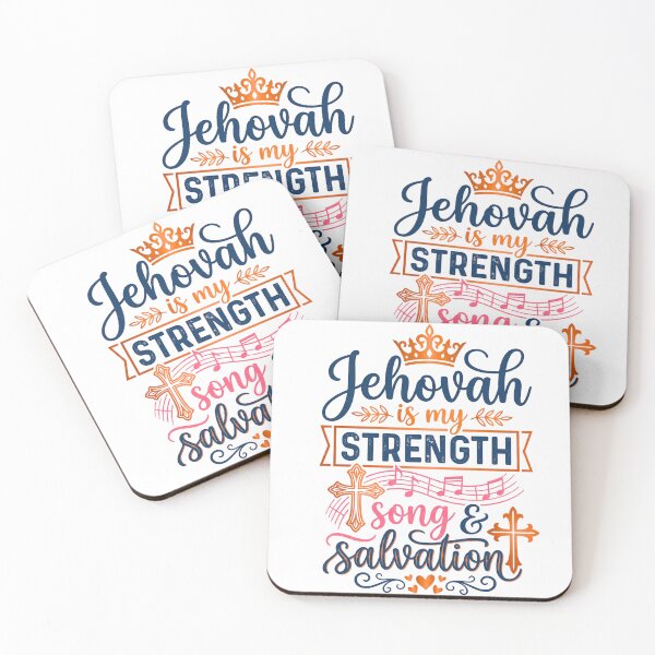 Item preview, JEHOVAH IS MY STRENGTH, SONG & SALVATION - Majestic Royal Faith Graphic designed and sold by Faithloveshop.