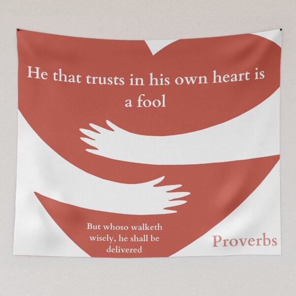 Item preview, Proverbs 28:26 designed and sold by Undonemadenew.