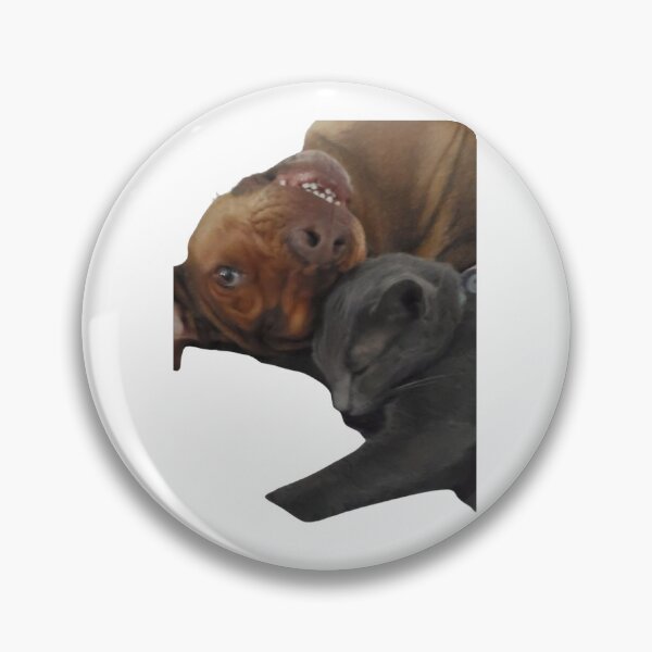 Item preview, Xena The Dog cuddling with Azriel the cat  designed and sold by TheNerdyNerds.