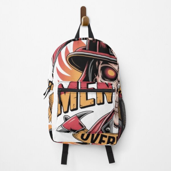 Item preview, Mentally Overloaded – Firefighter Skull Graphic Streetwear Design designed and sold by NewUSShop.