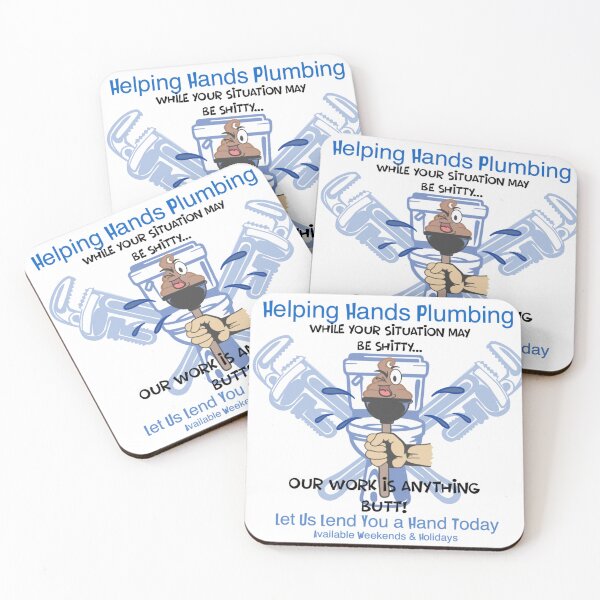 Item preview, Helping Hands Plumbing  designed and sold by Milhouse602.