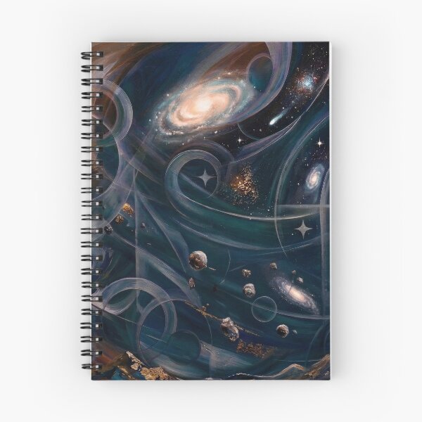 Item preview, Abstract Galaxy Space Art | Cosmic Universe Wall Decor Print designed and sold by Meteor Destroyer.