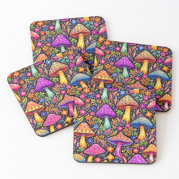 Item preview, Mushroom Garden Pattern designed and sold by bolguzart.