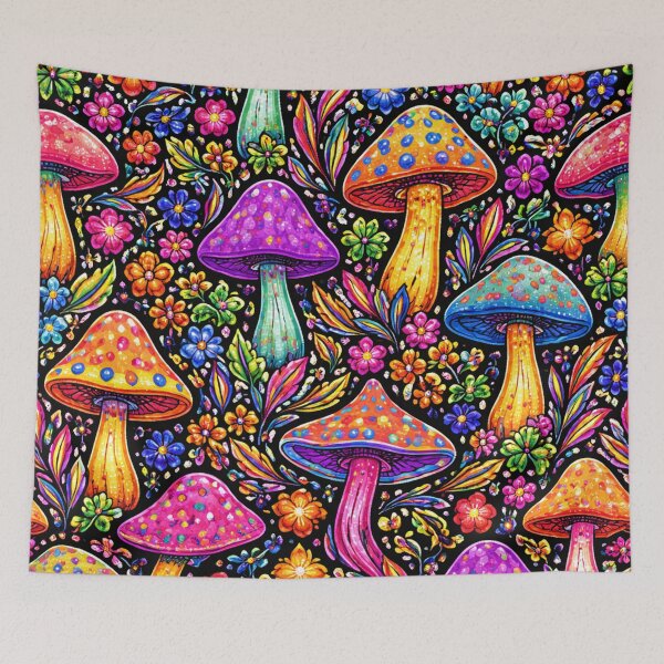 Item preview, Mushroom Garden Pattern designed and sold by bolguzart.
