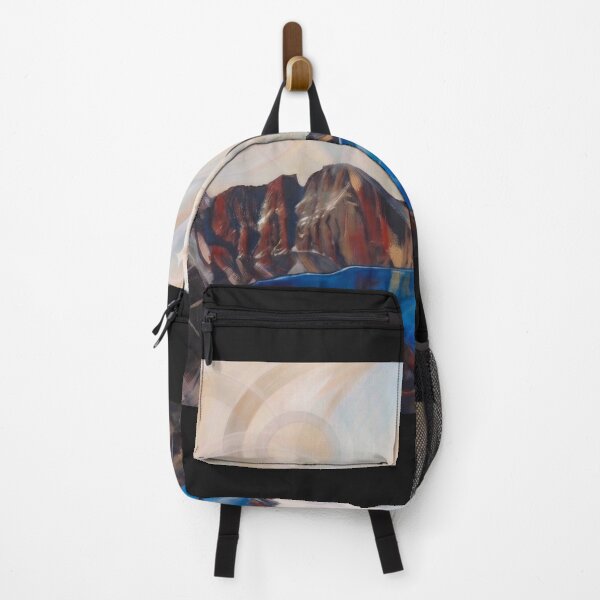 Item preview, Mountain Lake Landscape Art | Colorful Nature Wall Decor Print designed and sold by Meteor Destroyer.