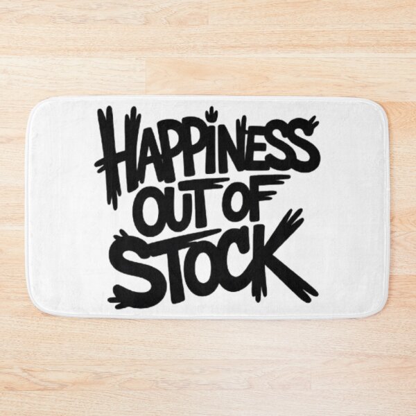 Item preview, Happiness Out of Stock – Bold Grunge Typography Streetwear Design designed and sold by NewUSShop.