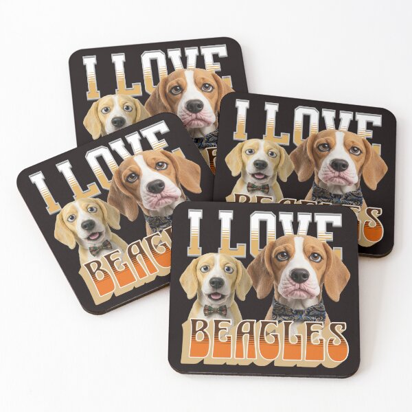 Item preview, I Love Beagles designed and sold by PhatFelix.