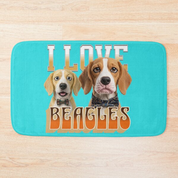 Item preview, I Love Beagles designed and sold by PhatFelix.