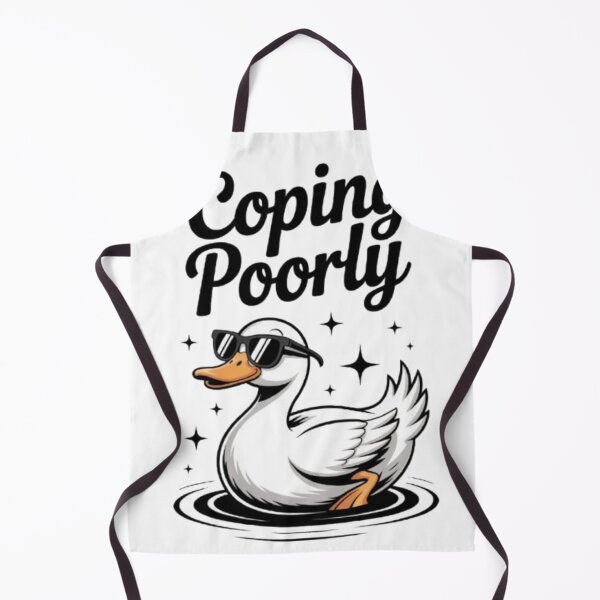 Item preview, Coping Poorly – Distorted Reality Glitch Streetwear Graphic designed and sold by NewUSShop.