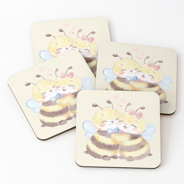 Item preview, Two bees bonding designed and sold by PallaviS.
