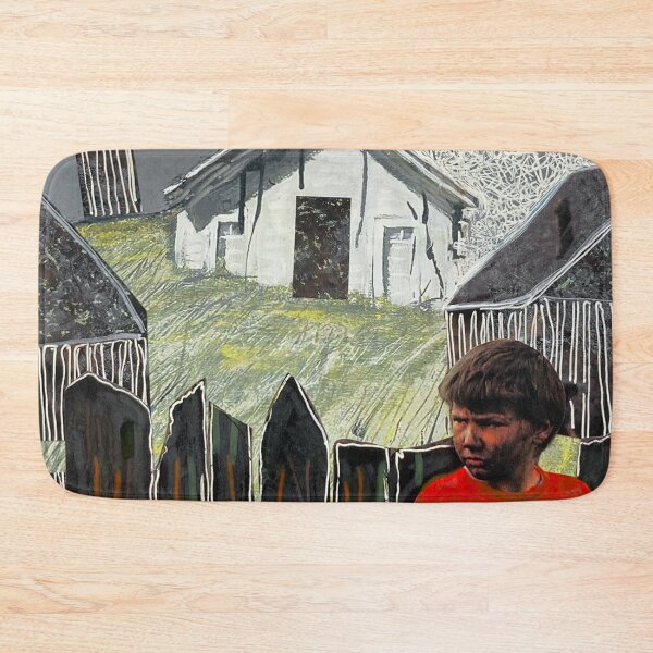Item preview, little boy with red sweater analog color collage designed and sold by Jonnekesart.