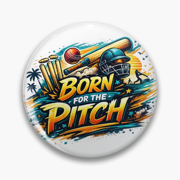 Item preview, Born for the Pitch – Cricket Lover Streetwear Design | Gen Z Sports Graphic Tee designed and sold by warlistop.