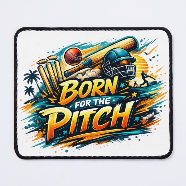 Item preview, Born for the Pitch – Cricket Lover Streetwear Design | Gen Z Sports Graphic Tee designed and sold by warlistop.