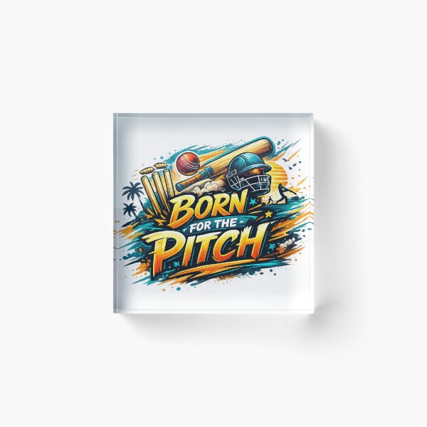 Item preview, Born for the Pitch – Cricket Lover Streetwear Design | Gen Z Sports Graphic Tee designed and sold by warlistop.