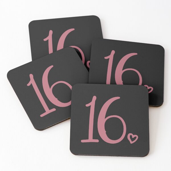 Item preview, Sweet 16 Birthday Cute Number 16 Aesthetic Sixteen Years Old Minimalist designed and sold by DonaldMcCullum.