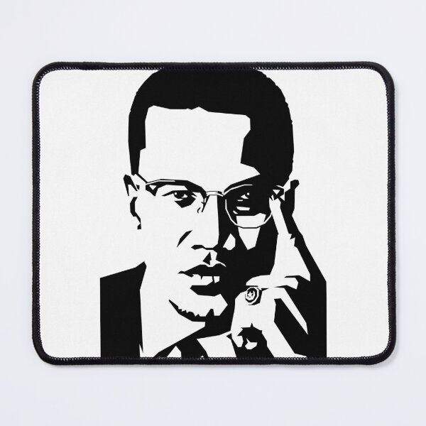 Item preview, Malcolm X in White designed and sold by Wahyu Aji Sadewa.