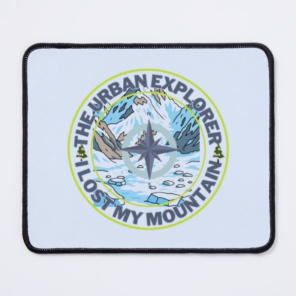 Item preview, The Urban Explorer - 'I Lost My Mountain' Compass Badge Design designed and sold by The Urban Explorer.