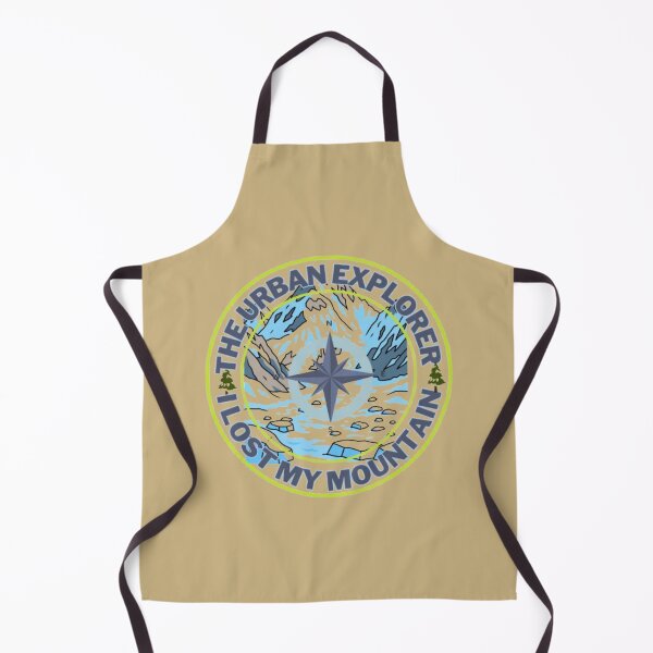 Item preview, The Urban Explorer - 'I Lost My Mountain' Compass Badge Design designed and sold by The Urban Explorer.