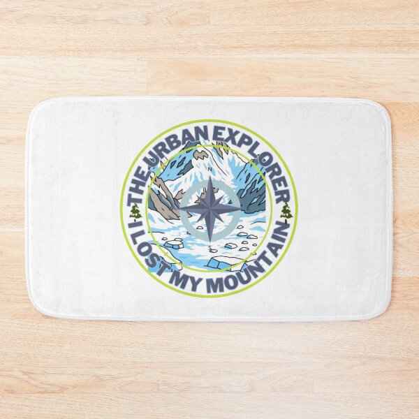 Item preview, The Urban Explorer - 'I Lost My Mountain' Compass Badge Design designed and sold by The Urban Explorer.